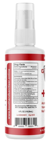Hand Sanitizer Anti-Viral 4 Oz - Image 2
