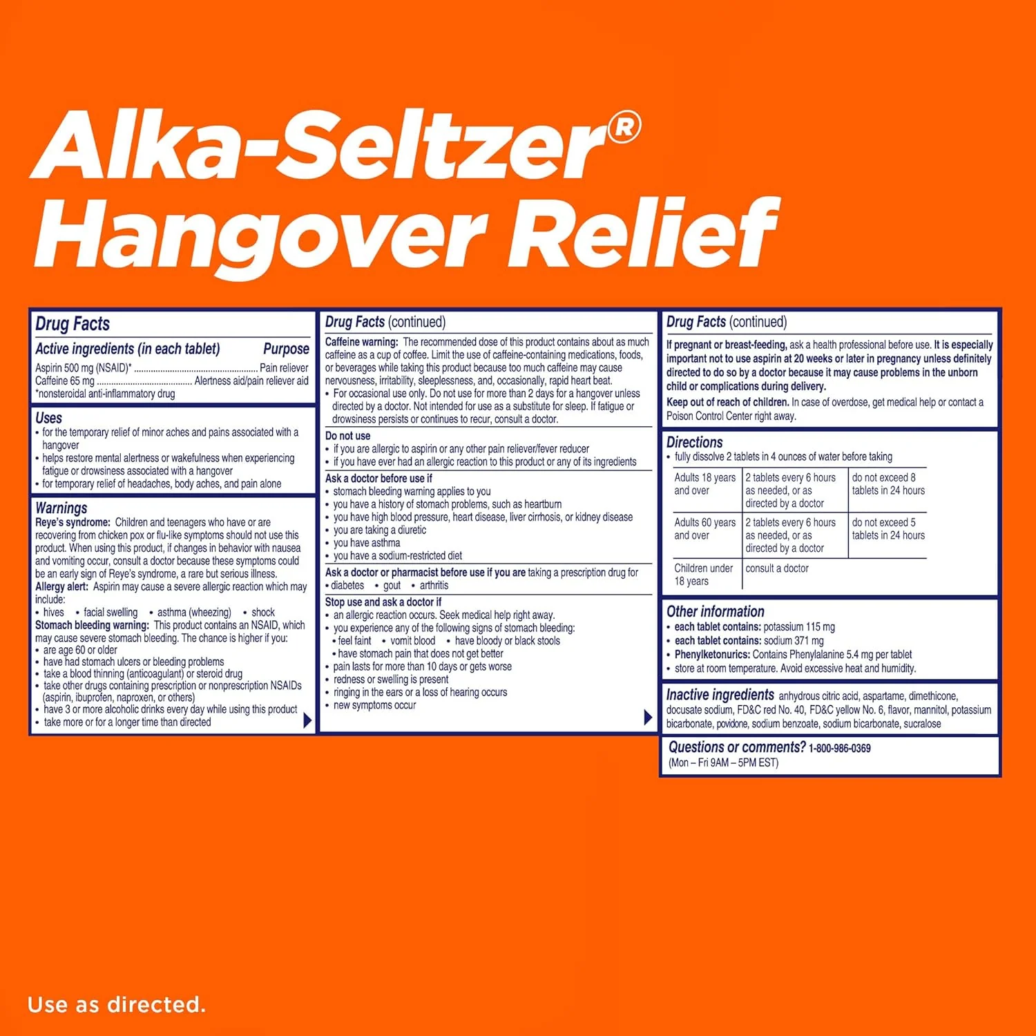 Hangover Relief Tablets (4 CT) - Image 3
