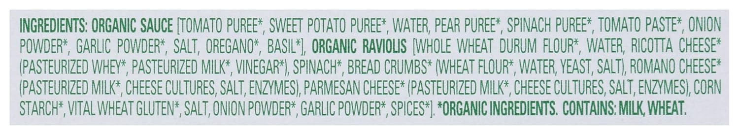 Organic Cheese & Spinach Ravioli With Marinara Sauce - Image 4