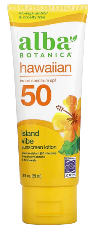 Hawaiian Sunscreen Lotion, SPF 50, Island Vibe