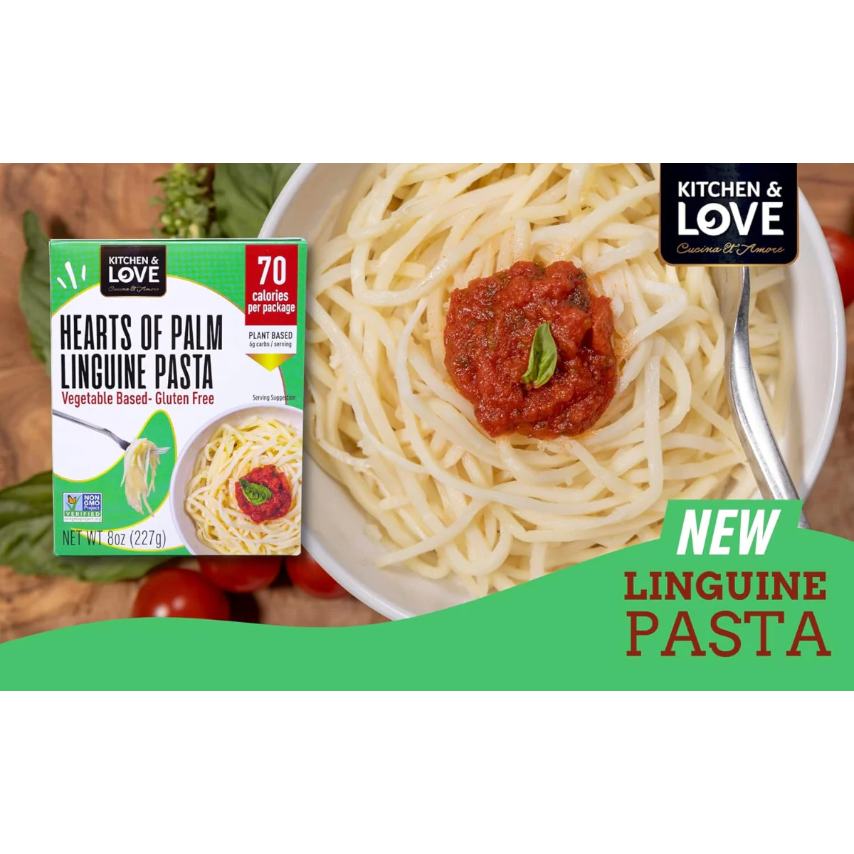 Hearts Of Palm Pasta Linguine (6 CT) - Image 3