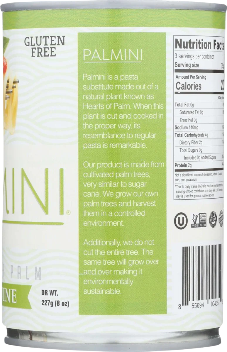 Hearts of Palm Vegetable Linguine Pasta - Image 2