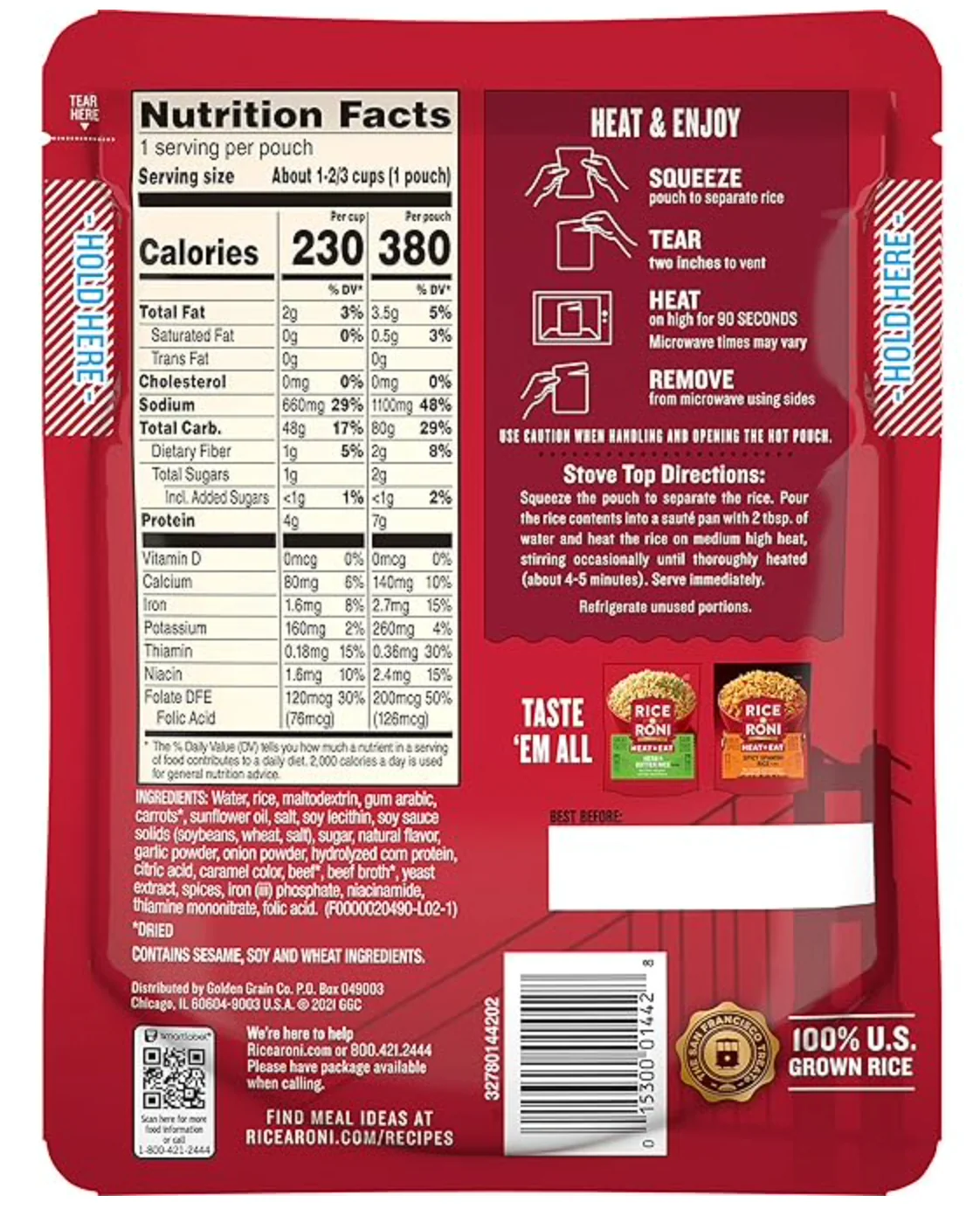 Heat & Eat Beef Riced (8 Pack) - Image 3