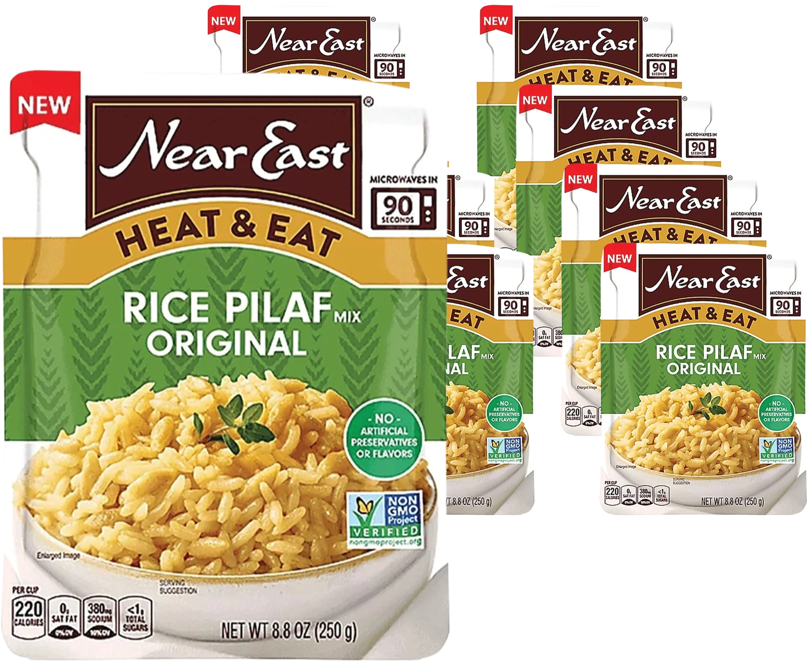 Heat & Eat Rice Pilaf (8 Pack)