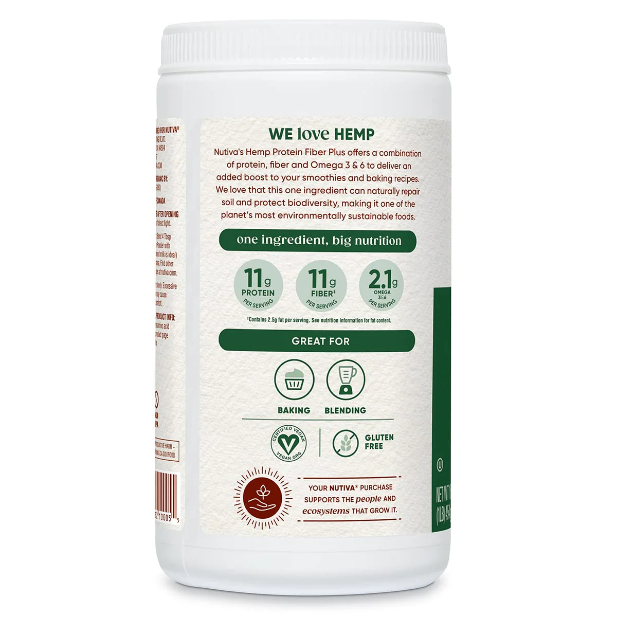Hemp Protein Hi-Fiber Powder - Image 3
