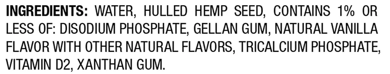 Hemp Unsweetened Vanilla - Image 2