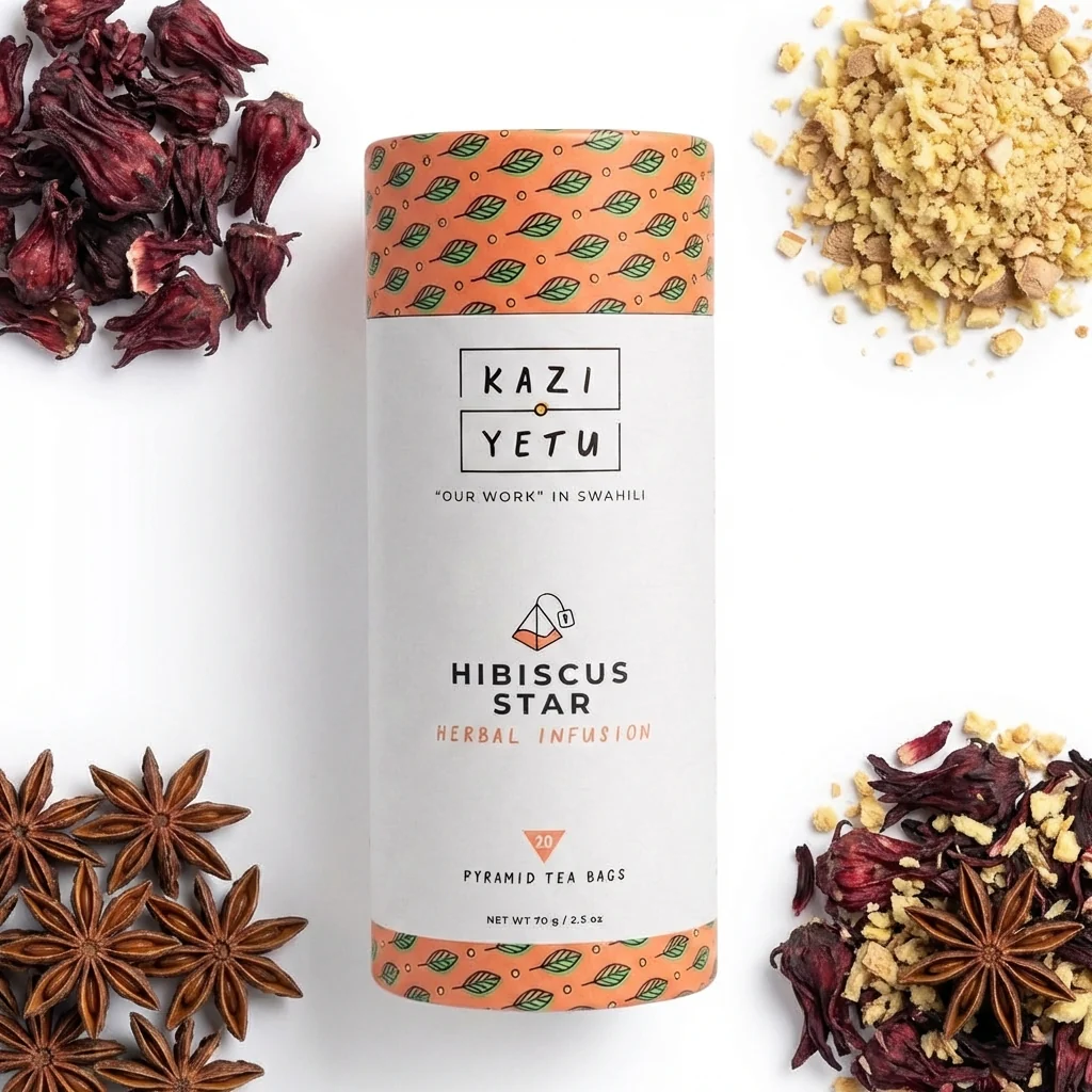 Hibiscus Star Caffeine-Free Tea (20 CT) - Image 2