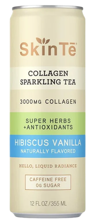 Hibiscus Vanilla Collagen Sparkling Tea