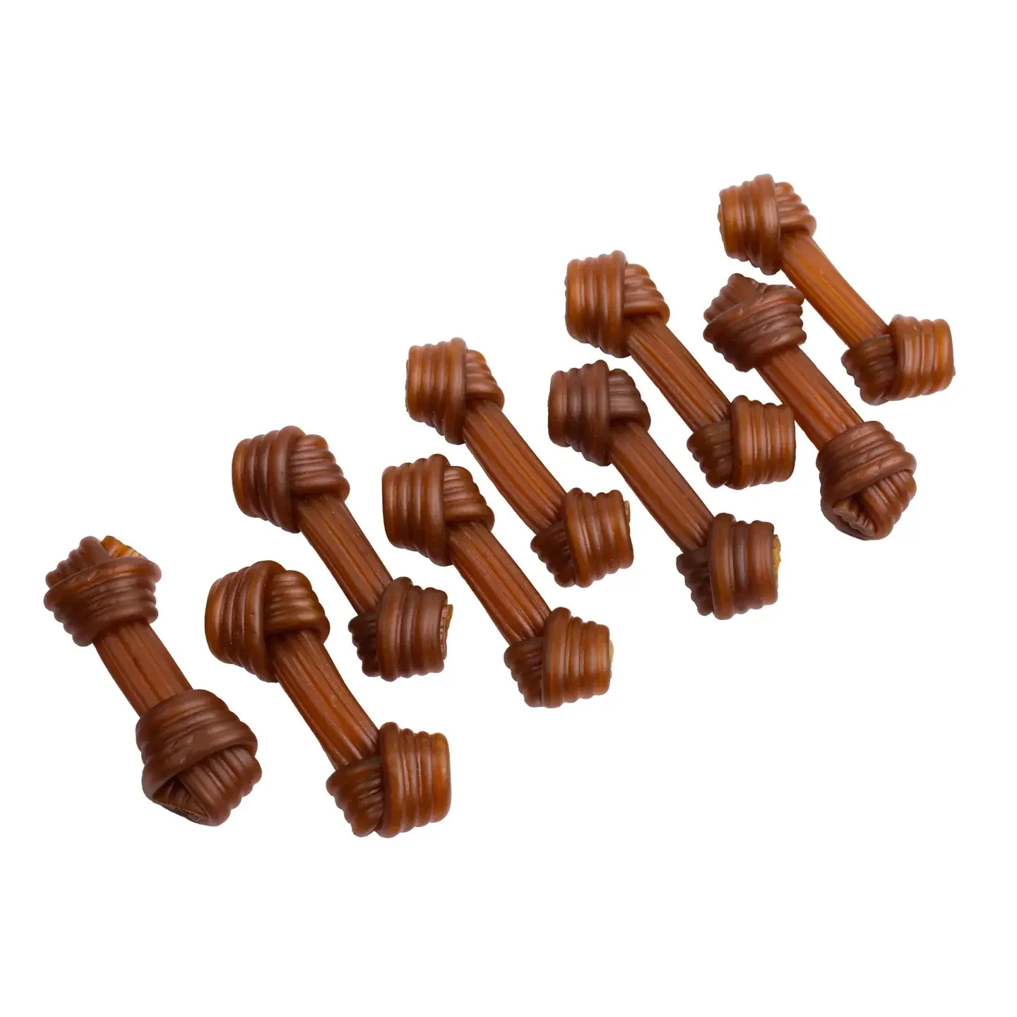 Hideless Chews Ribbed Bone Pumpkin Flavor Dog Treats - Image 3