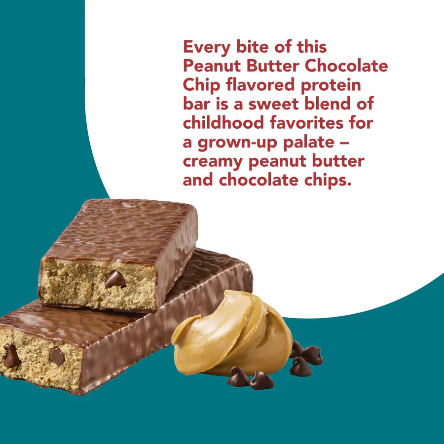 High Protein Bars - Peanut Butter Chocolate Chip (10CT) - Image 3