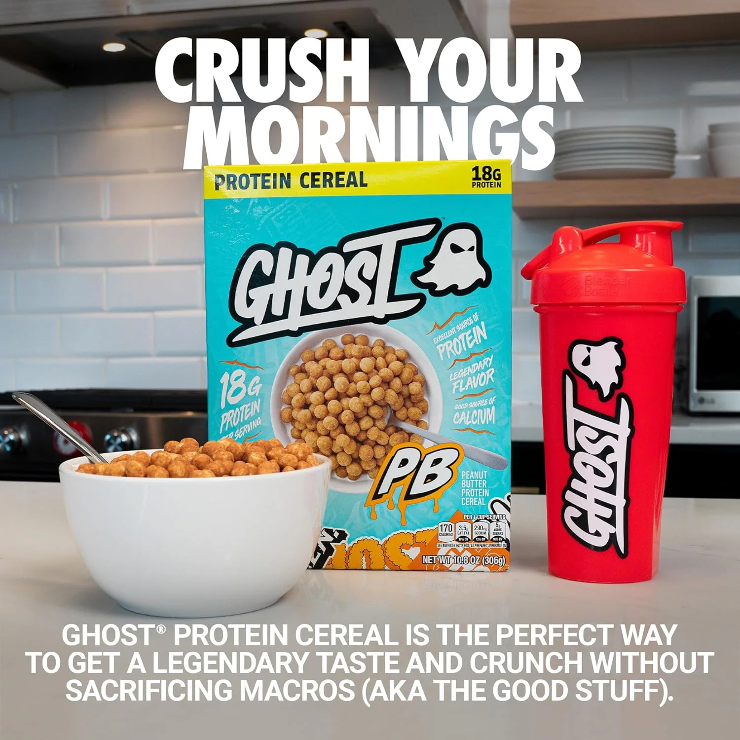High Protein Peanut Butter Breakfast Cereal - Image 3