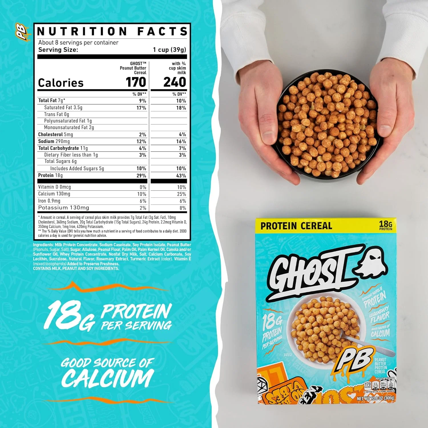 High Protein Peanut Butter Breakfast Cereal - Image 4