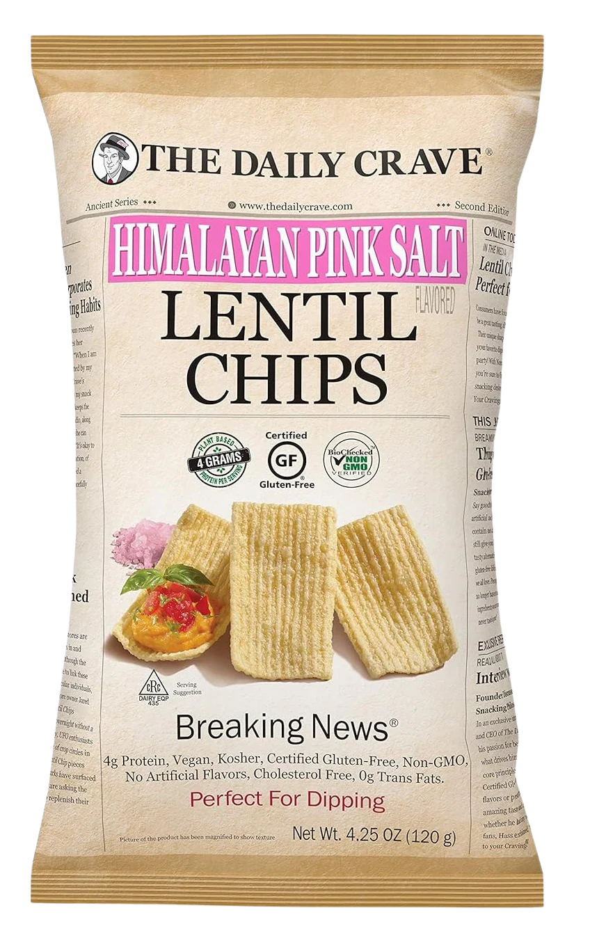 Himalayan Pink Salt Lentil Chips