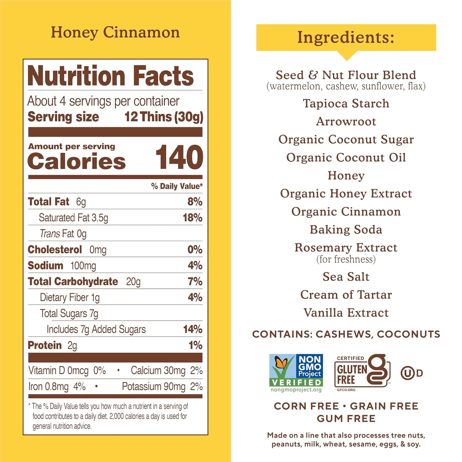 Honey Cinnamon Sweet Thins - Image 4