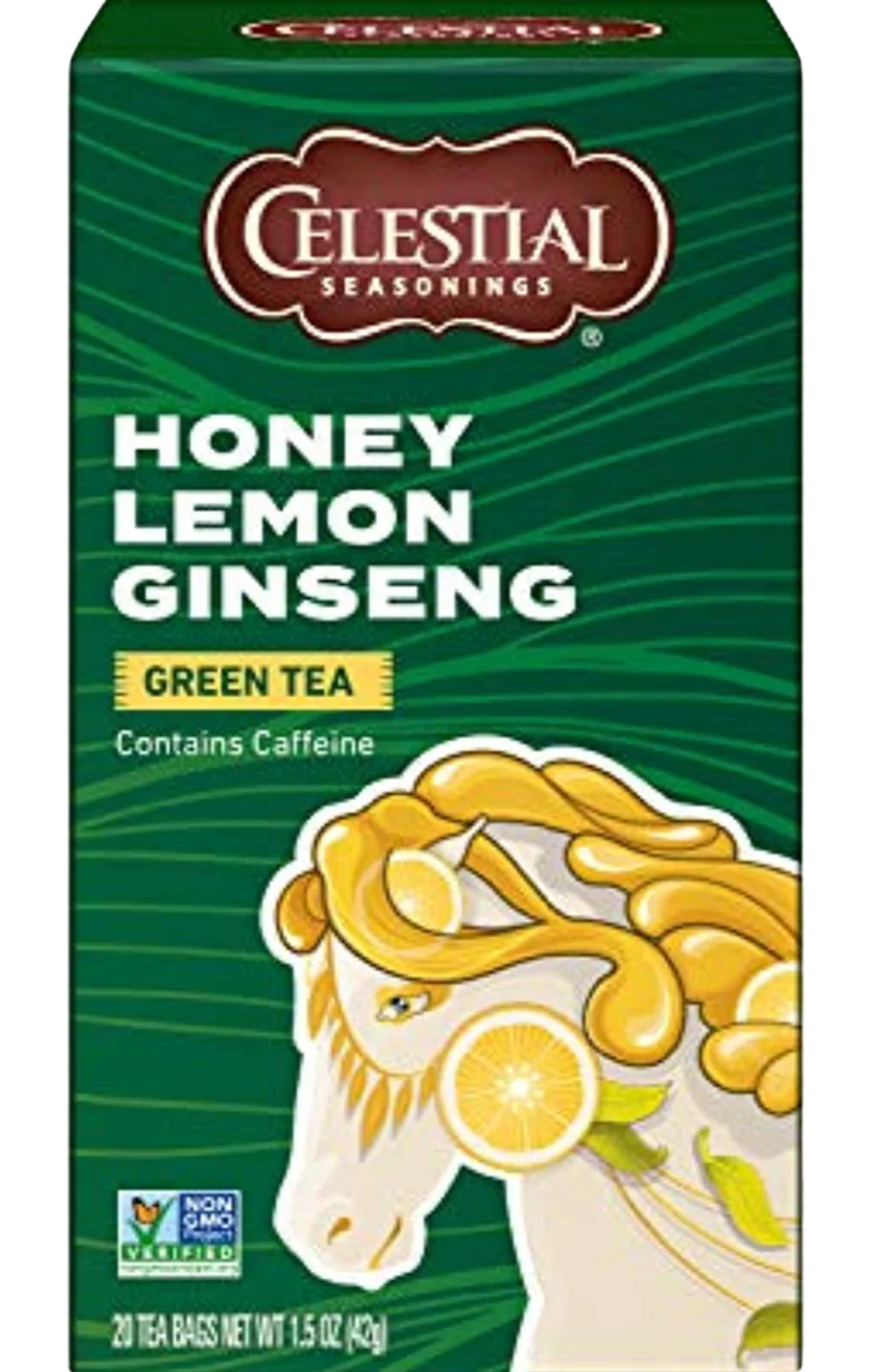 Honey Lemon Ginseng Green Tea 20 Ct