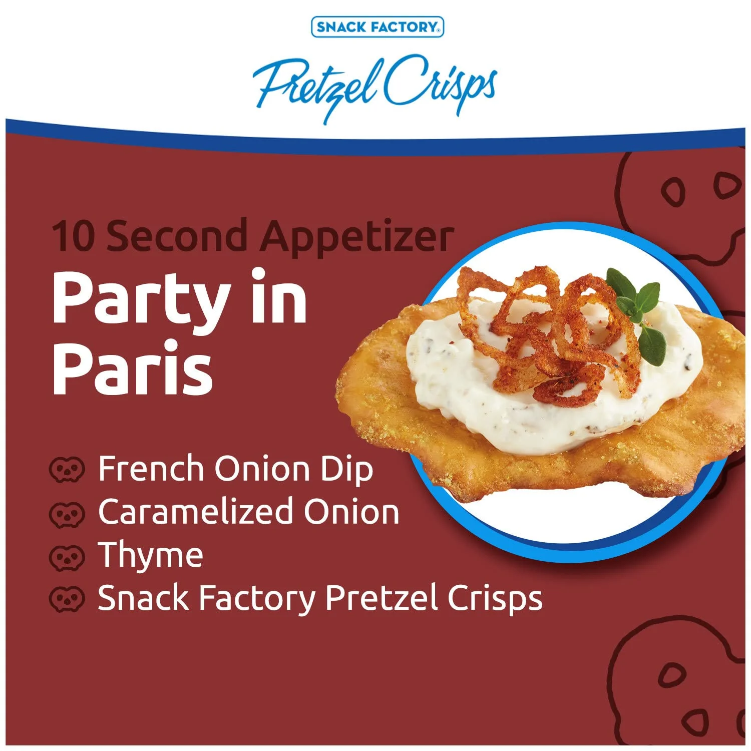 Honey Mustard & Onion Pretzel Crisps - Image 4