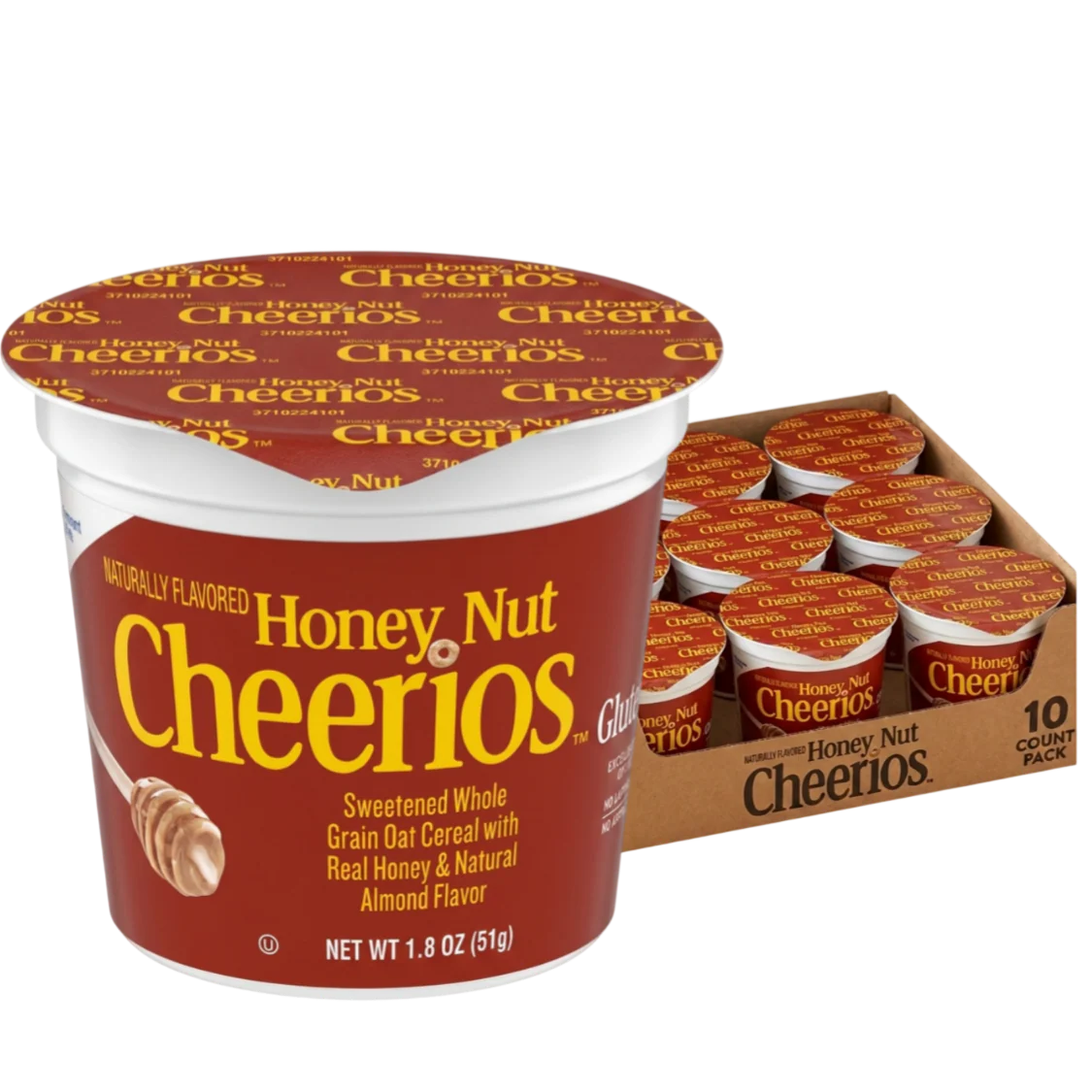 Honey Nut Cereal Single Serve Cup (10 Pack)