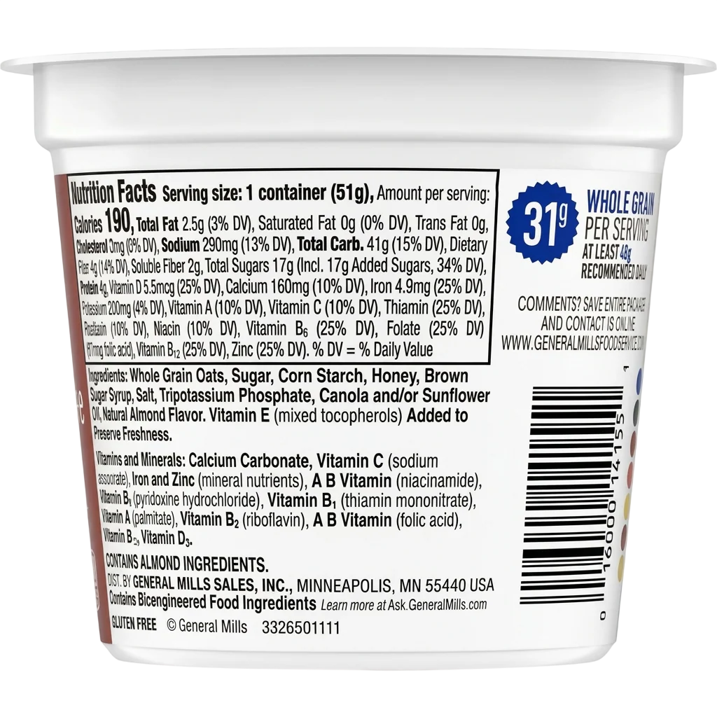 Honey Nut Cereal Single Serve Cup (10 Pack) - Image 3