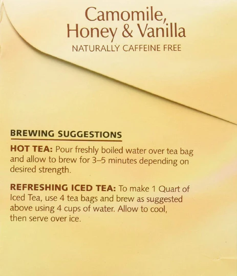 Honey & Vanilla Camomiletea - Image 3