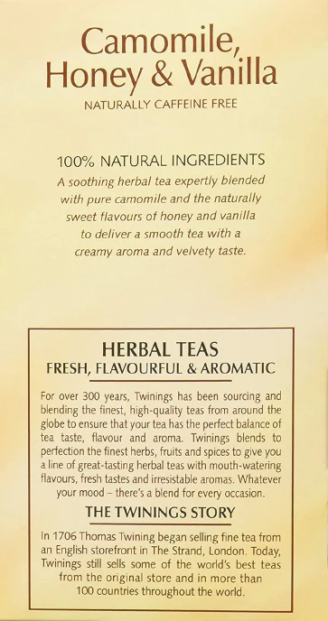 Honey & Vanilla Camomiletea - Image 4
