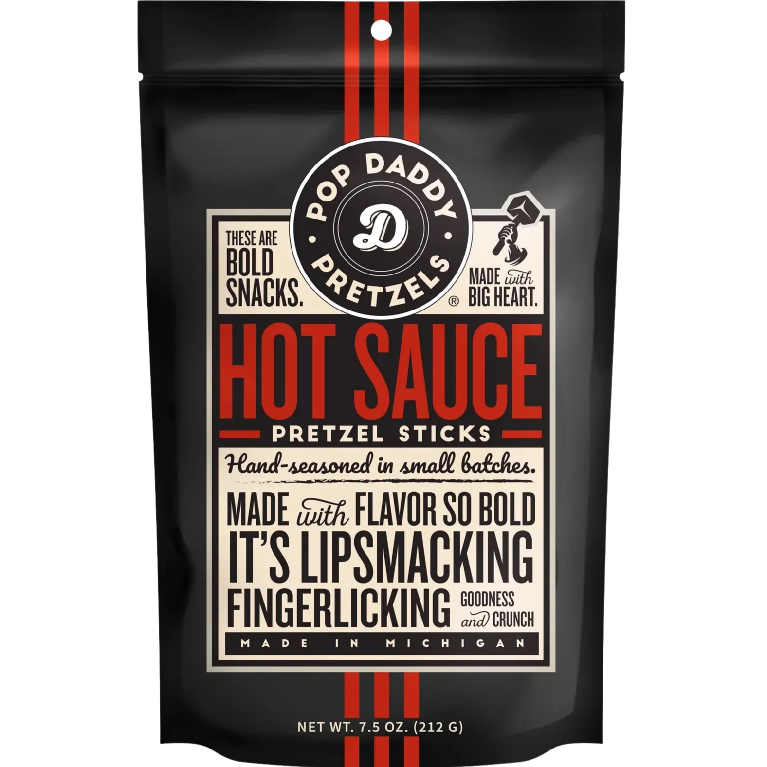 Hot Sauce Pretzel Sticks