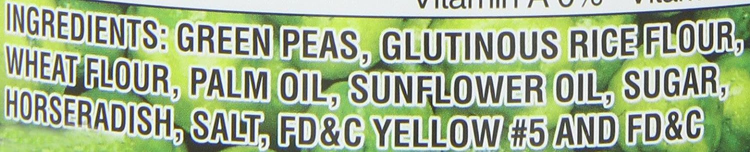 Hot Wasabi Flavored Green Peas - Image 3
