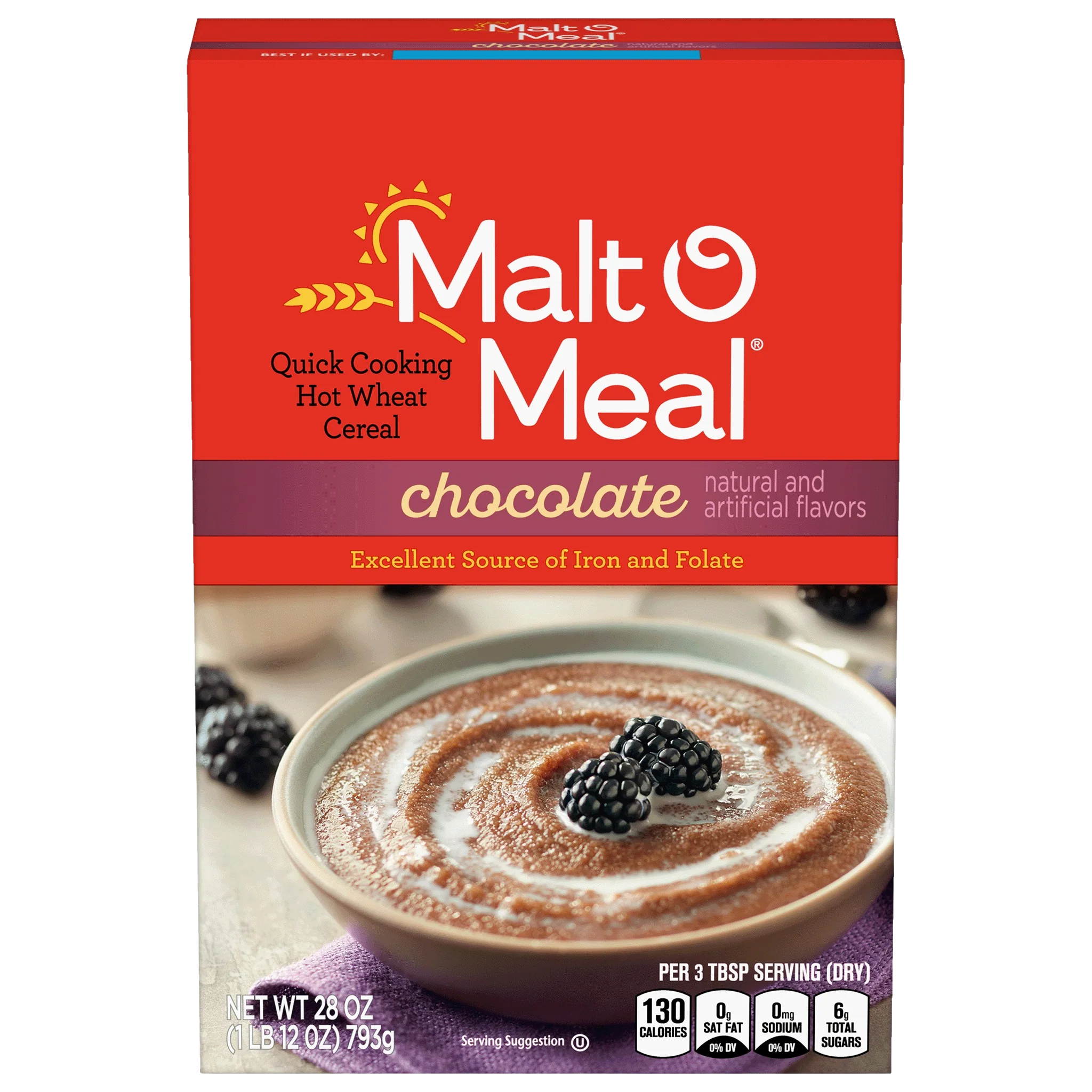 Chocolate Hot Wheat Cereal - Instant Porridge
