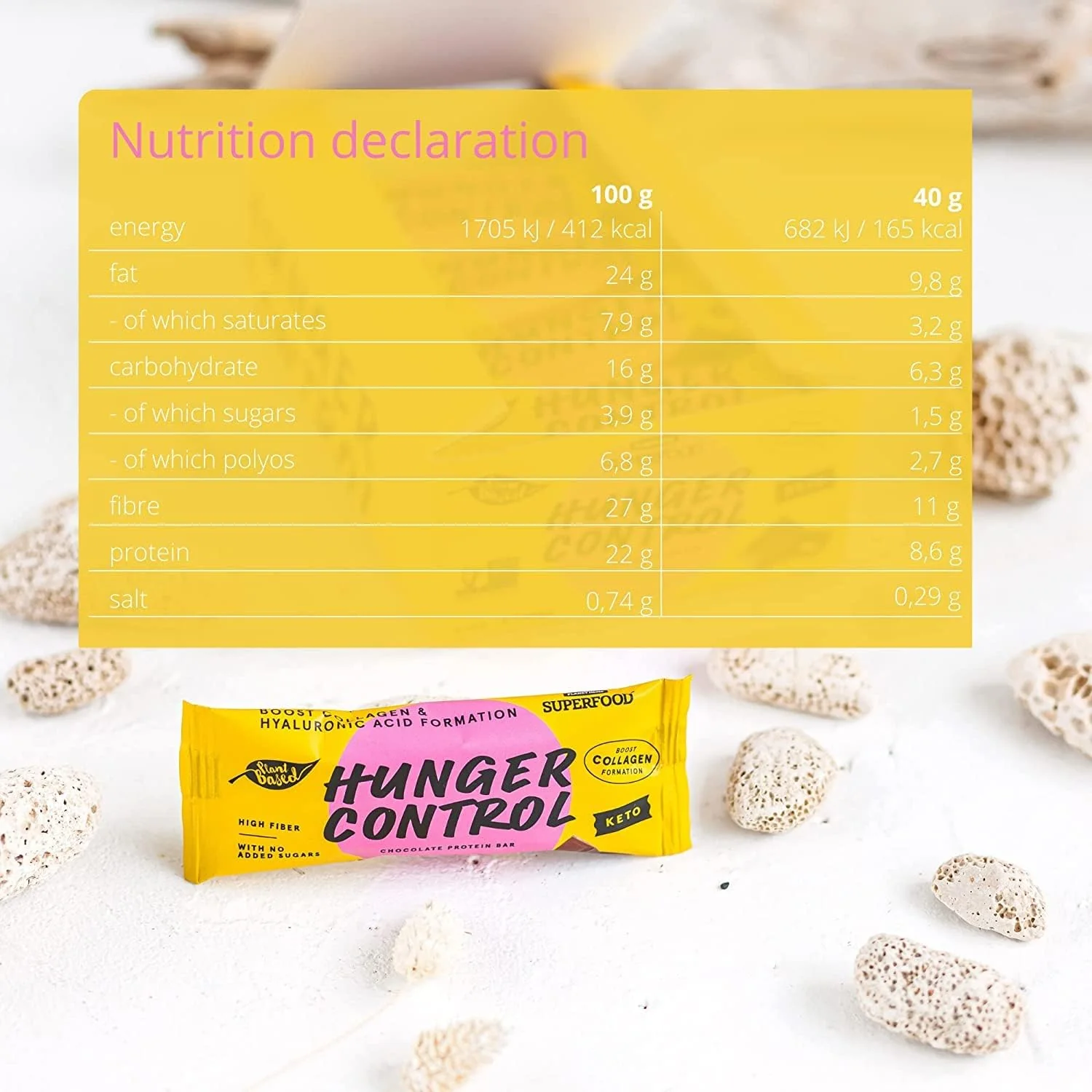 Planet Hemp Superfood Hunger Control Chocolate Protein Bar - Image 2