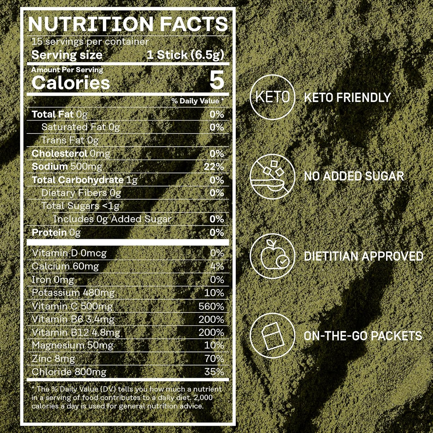 Hydration Boost Electrolyte Powder - Lemon Lime (15 Packets) - Image 4