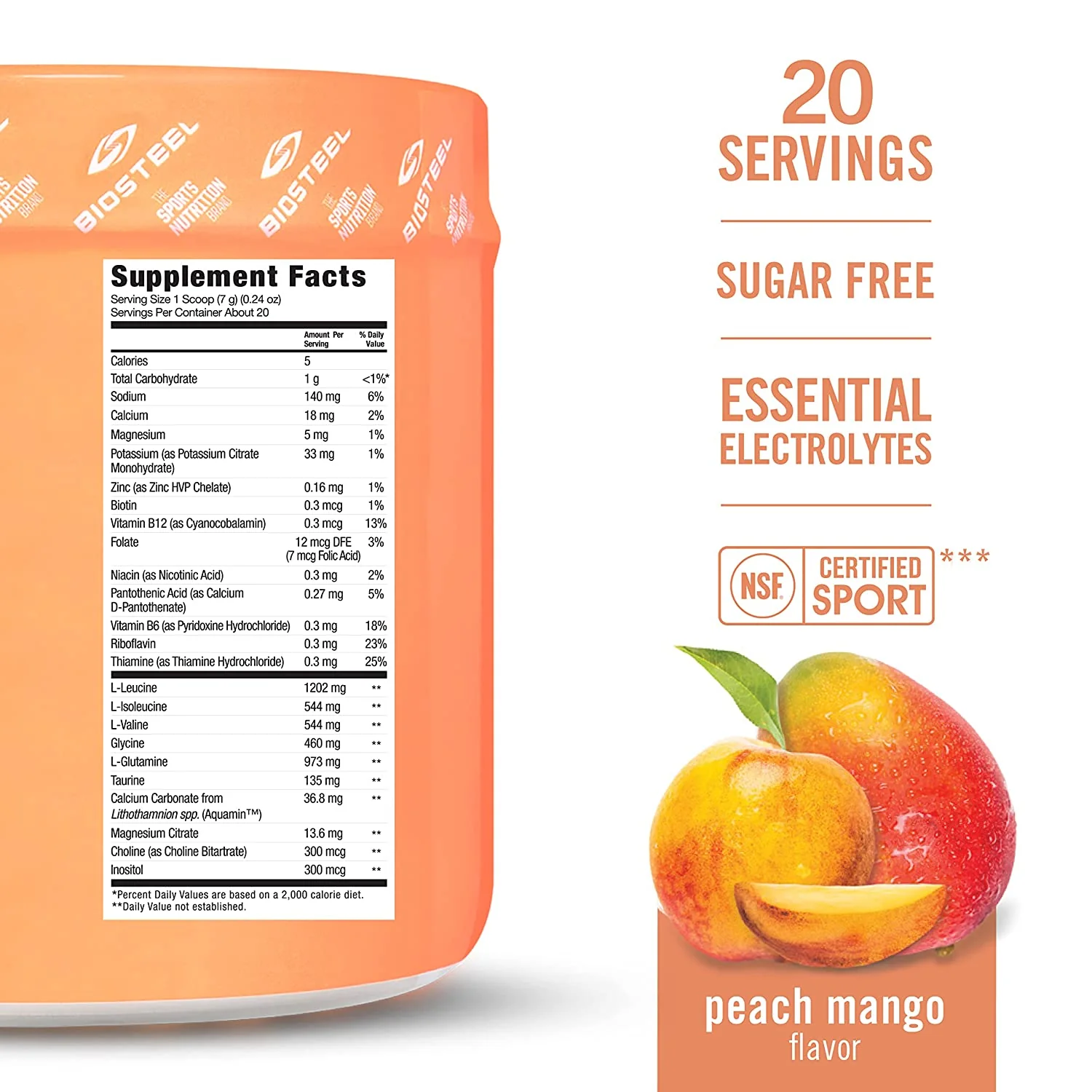 Peach Mango Hydration Powder Mix - Image 2