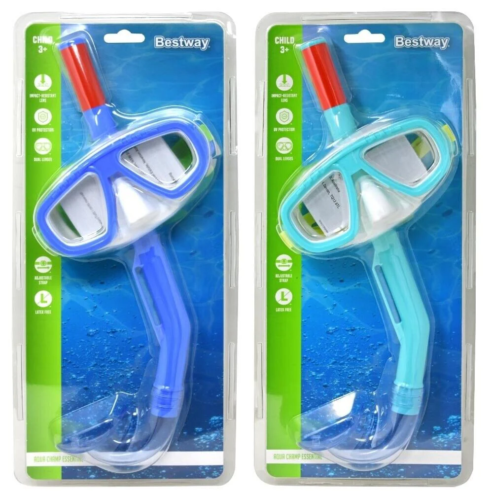 Hydro-Splash Fundive Mask & Snorkel Set In Clamshell (1 CT) - Image 2