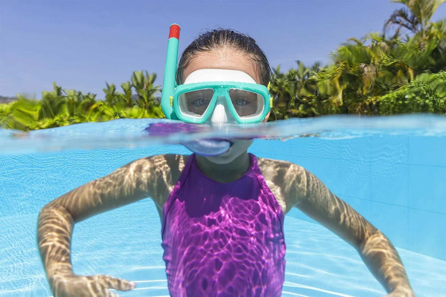 Hydro-Splash Fundive Mask & Snorkel Set In Clamshell (1 CT) - Image 7