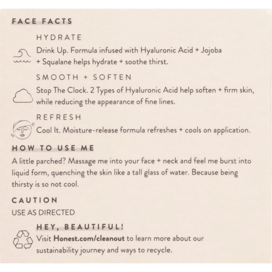 Hydrogel Cream - 2 Types of Hyaluronic Acid + Squalane - Image 3