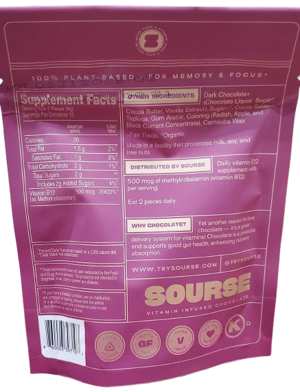Hype Sourse B12 Infused Chocolate Bites - Image 4