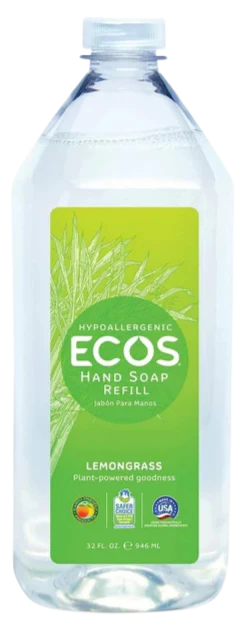 Hypoallergenic Lemongrass Hand Soap Refill