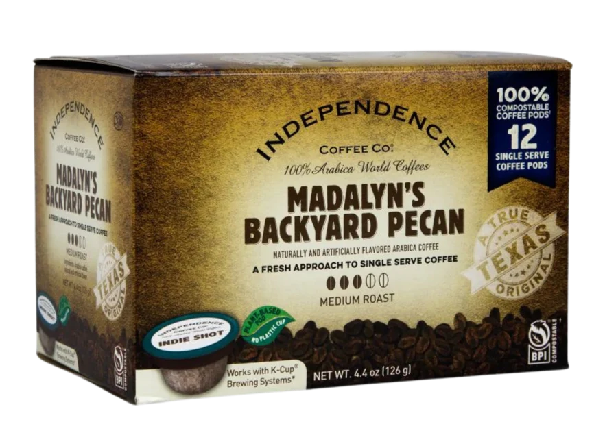 Madalyns Backyard Pecan Single Serve Coffee
