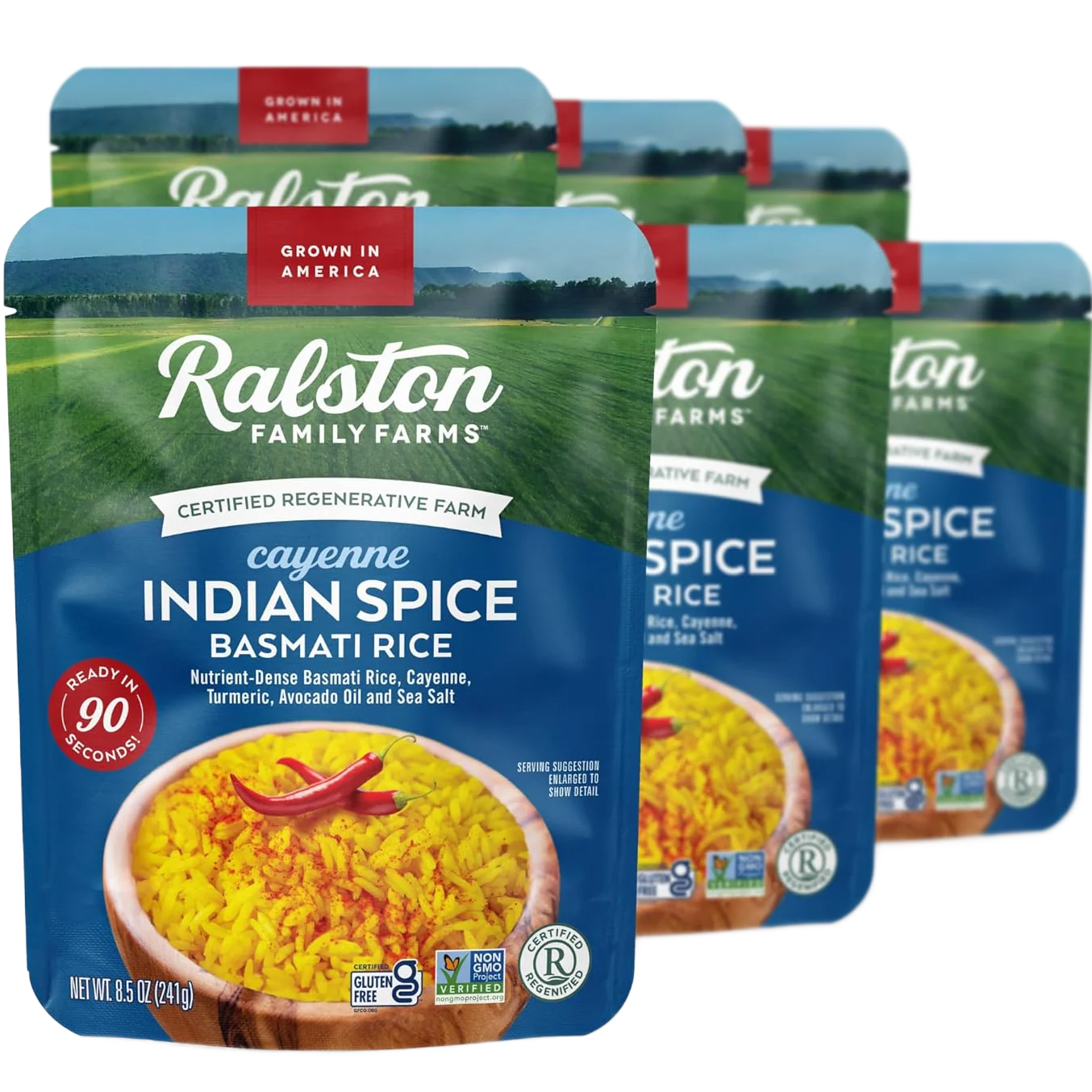 Indian Spice Cayenne Basmati Rice (6 CT)
