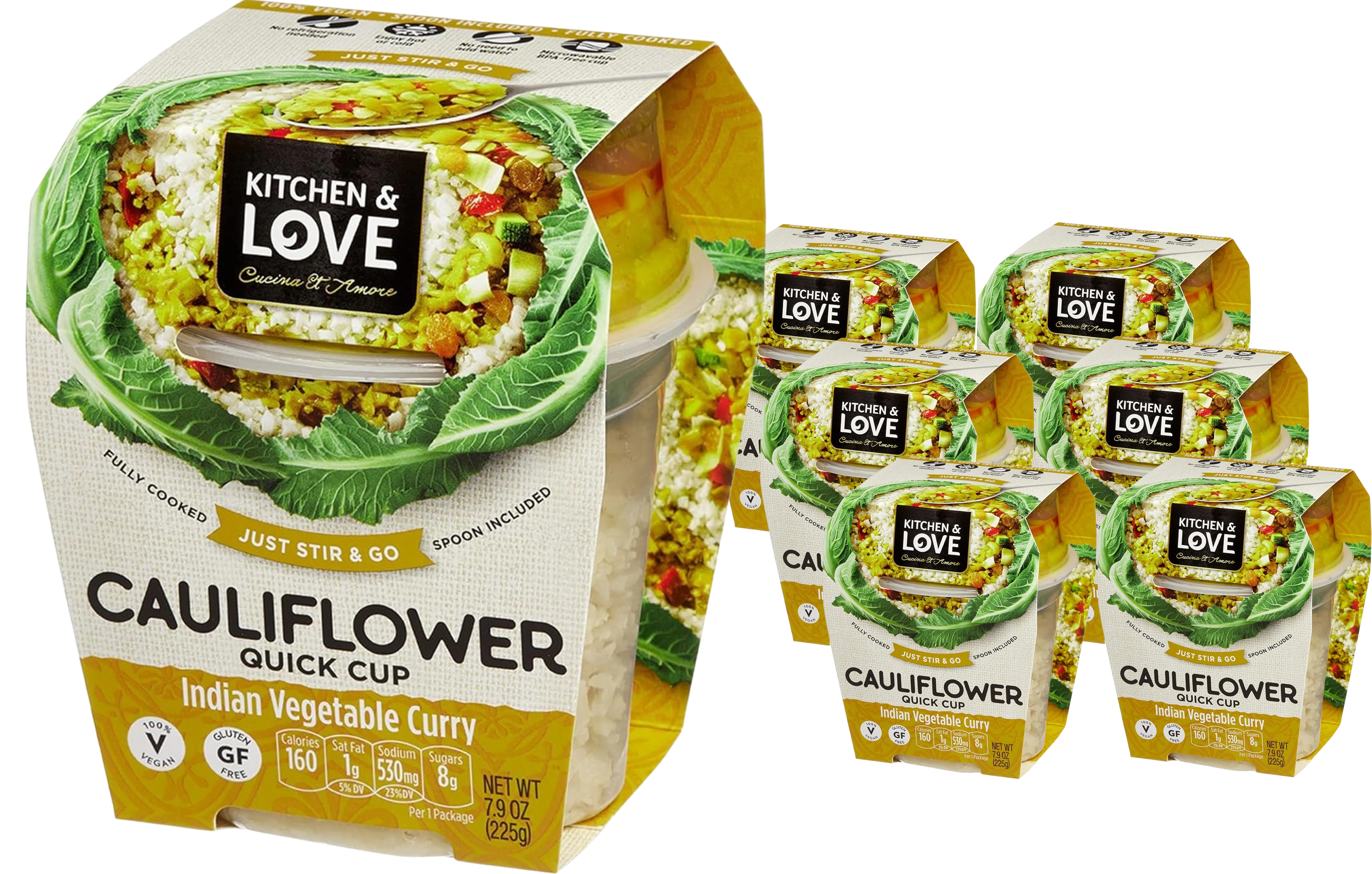 Indian Veg Curry Cauliflower Meal (6 Pack)