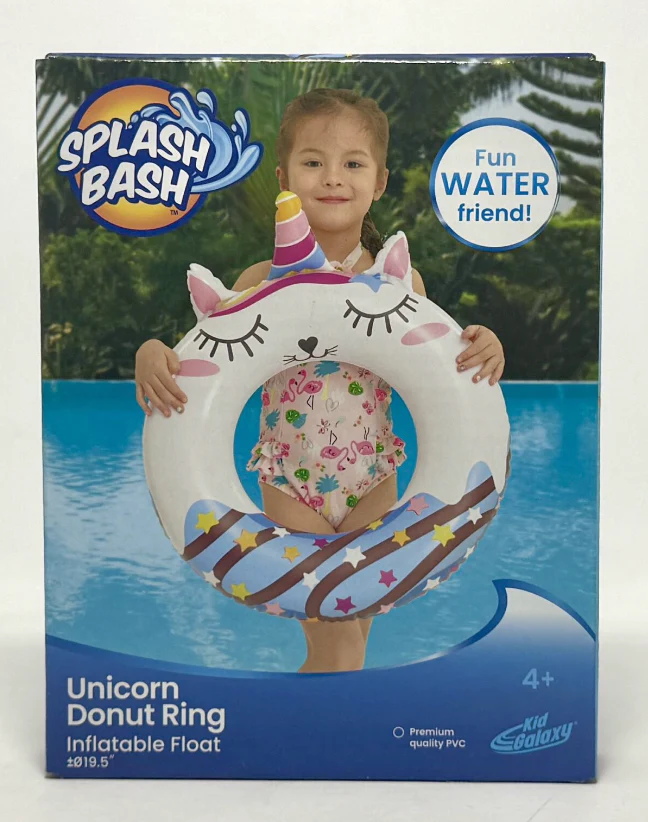 Inflatable Float Donut Ring - Unicorn - Image 2