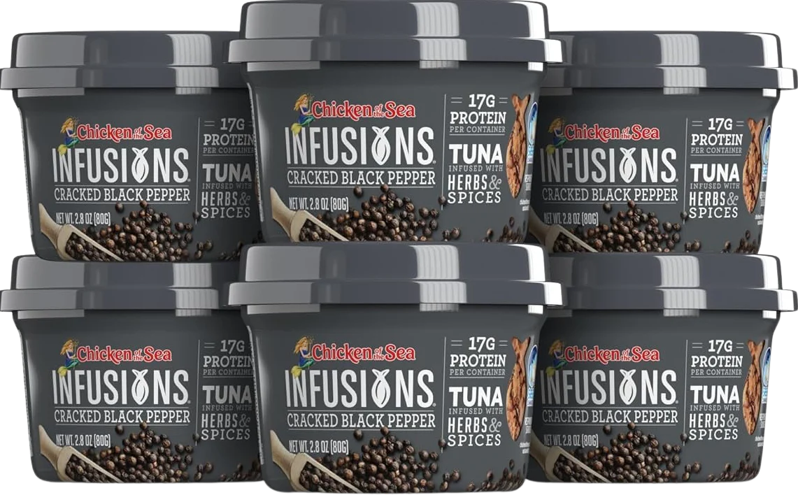 Infusions - Tuna Infused with Cracked Black Pepper (6 Pack)