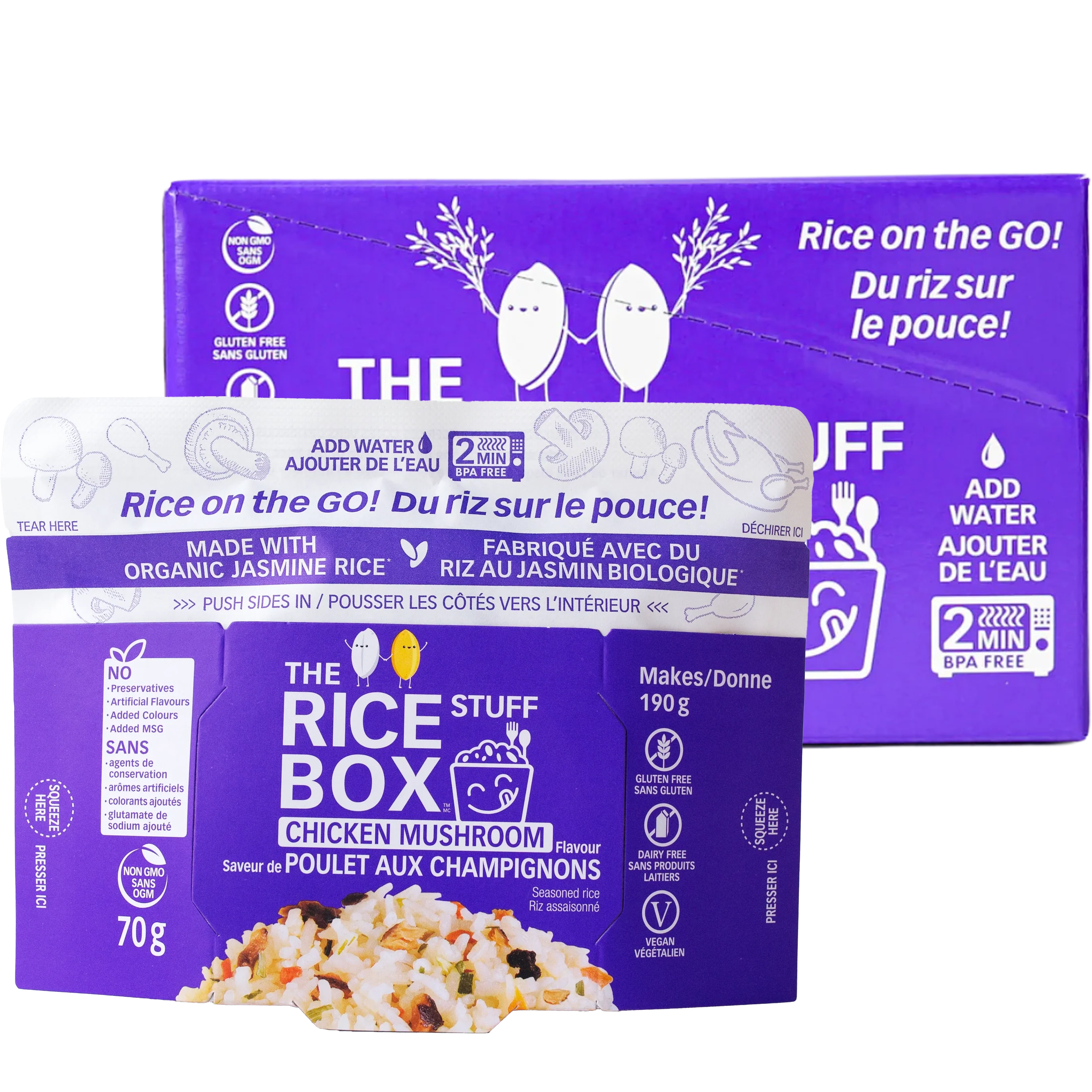 Instant Chicken Mushroom Rice (6 Pack)