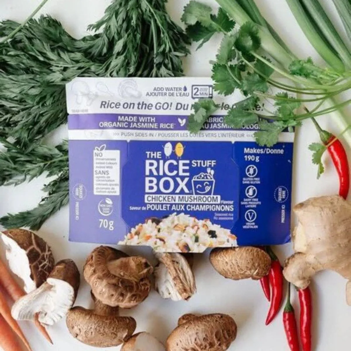 Instant Chicken Mushroom Rice (6 Pack) - Image 3