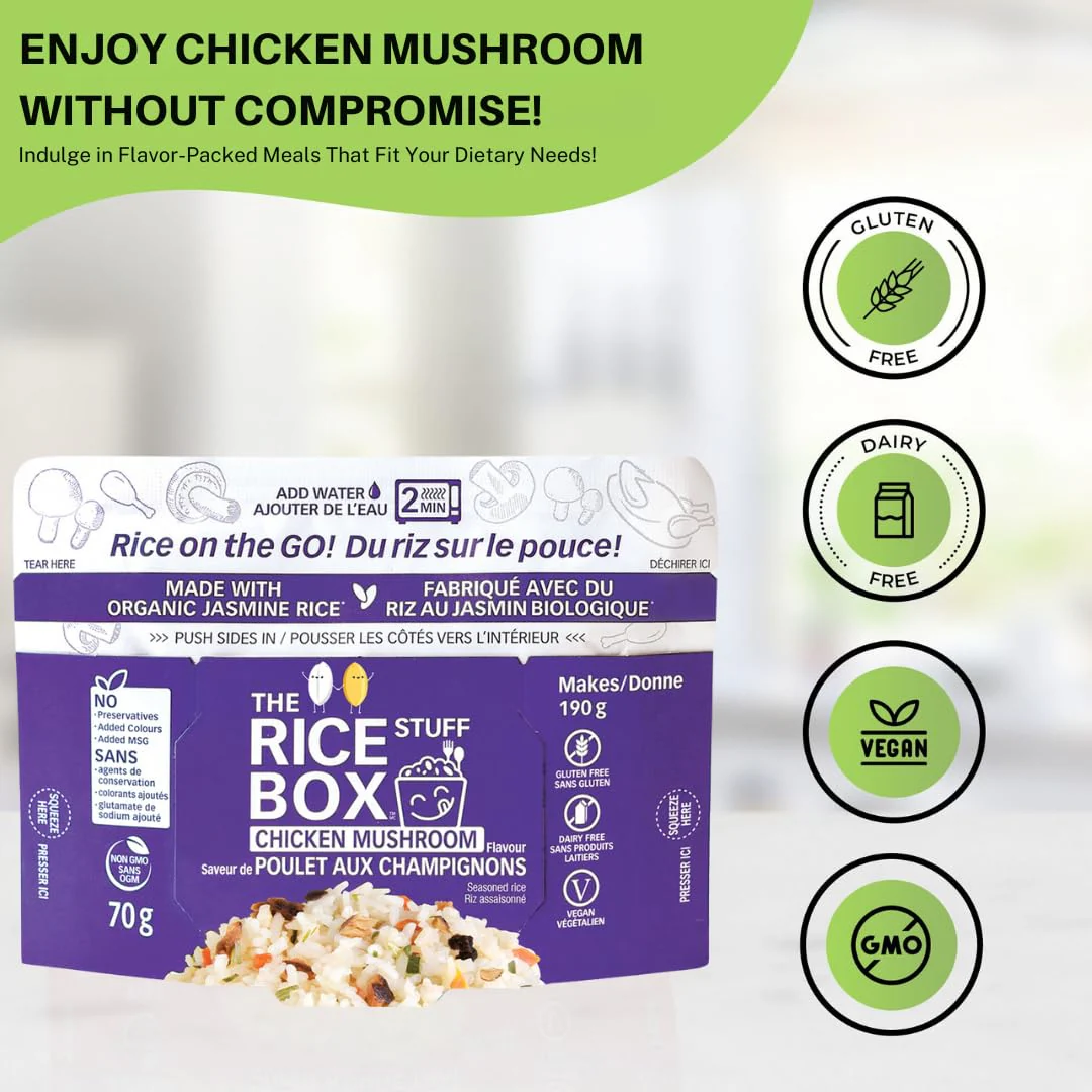Instant Chicken Mushroom Rice (6 Pack) - Image 5