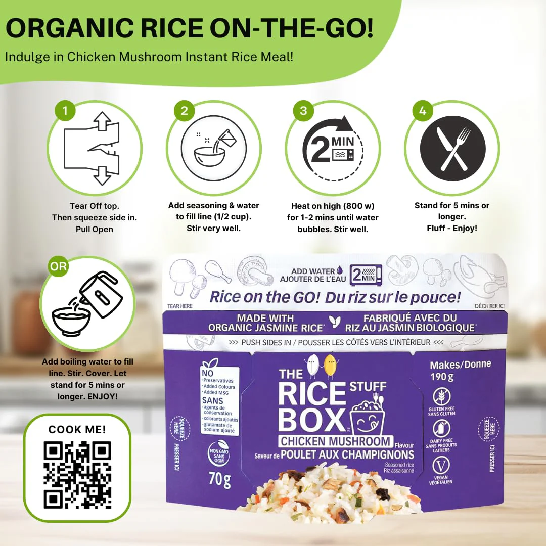 Instant Chicken Mushroom Rice (6 Pack) - Image 6