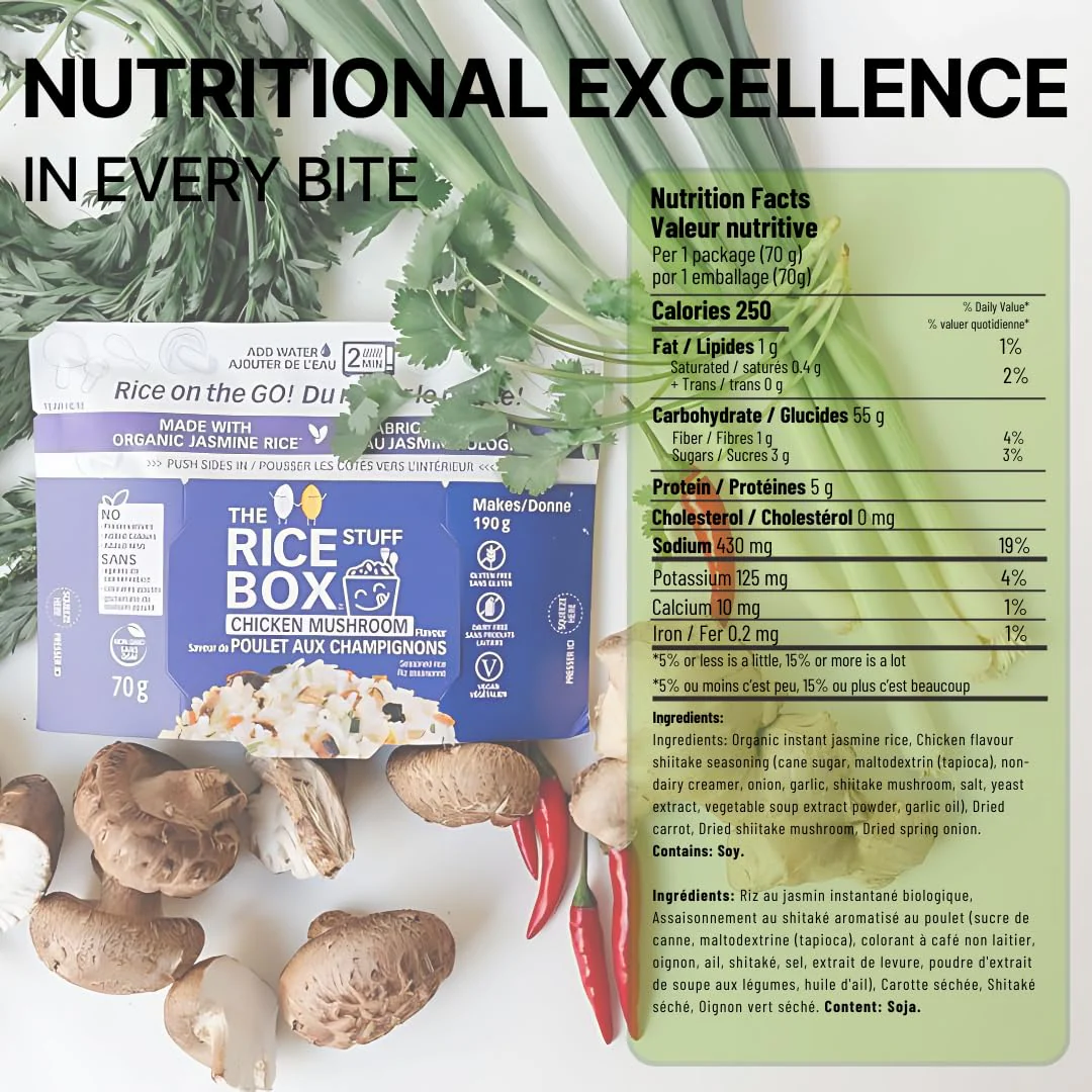 Instant Chicken Mushroom Rice (6 Pack) - Image 7