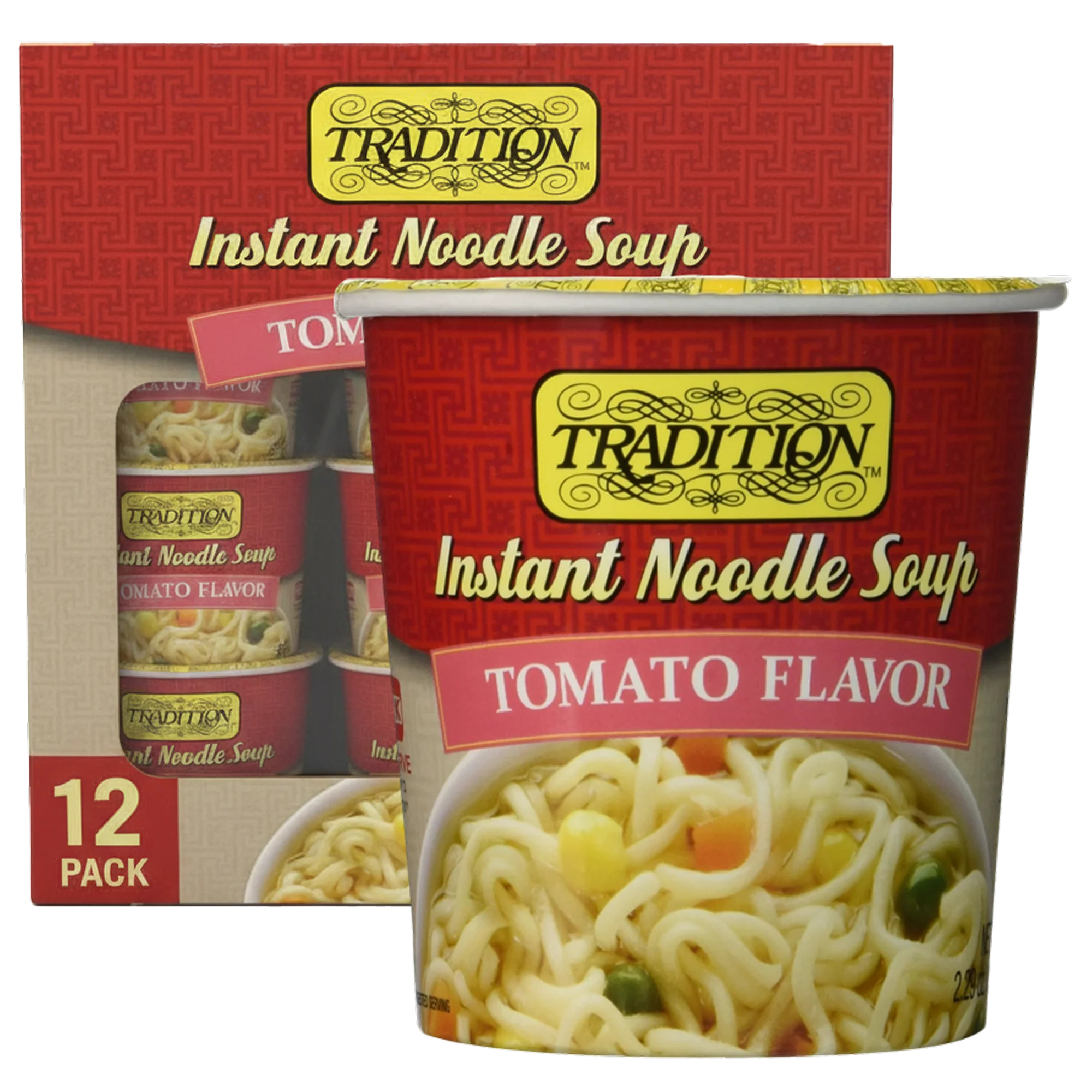 Instant Noodle Soup - Tomato Flavor (12 Pack)