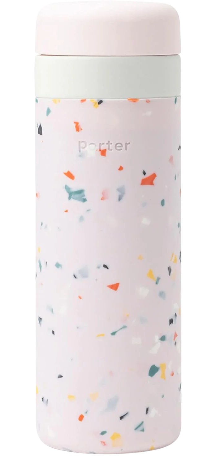 20oz Insulated Ceramic Bottle - Terrazzo Blush