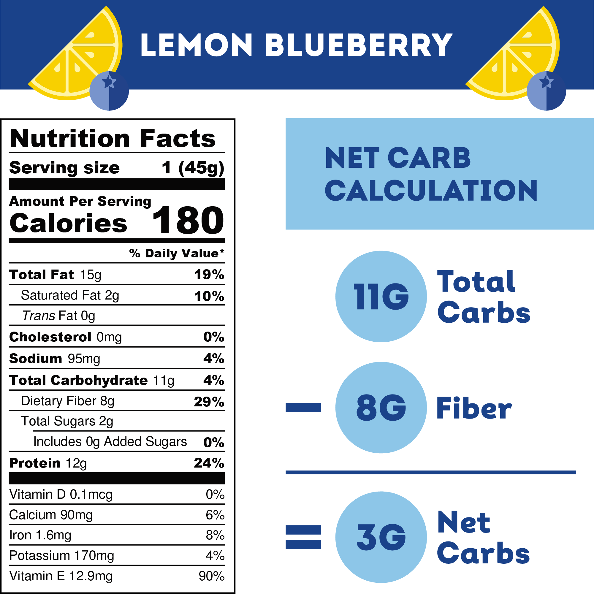 Lemon Blueberry Bar (12 CT) - Image 3