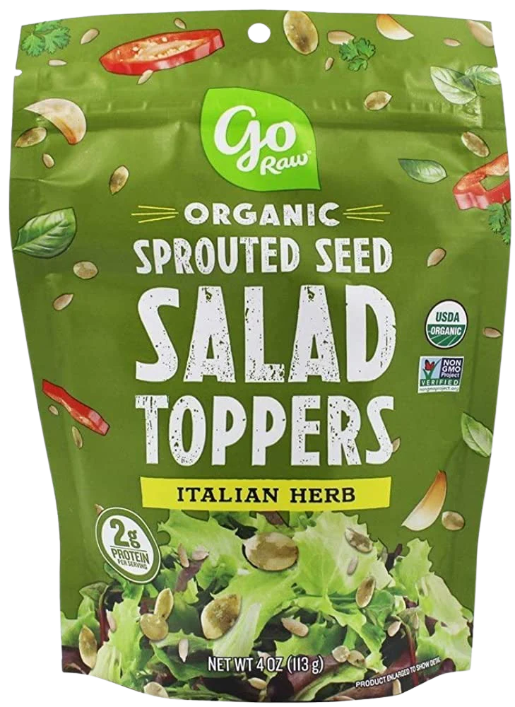Italian Herb Sprouted Salad Toppers