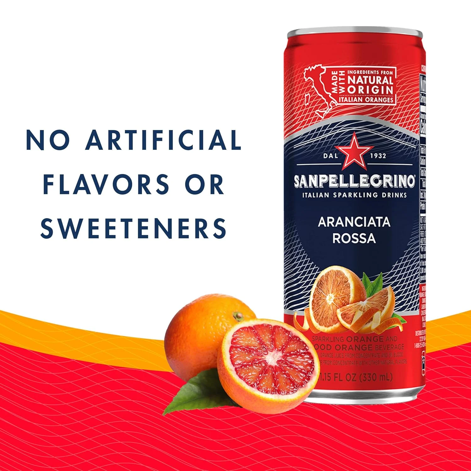 Italian Sparkling Drinks - Aranciata Rossa (6 Pack) - Image 2